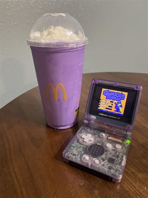 Happy Birthday Grimace 🎂 : r/GameboyAdvance