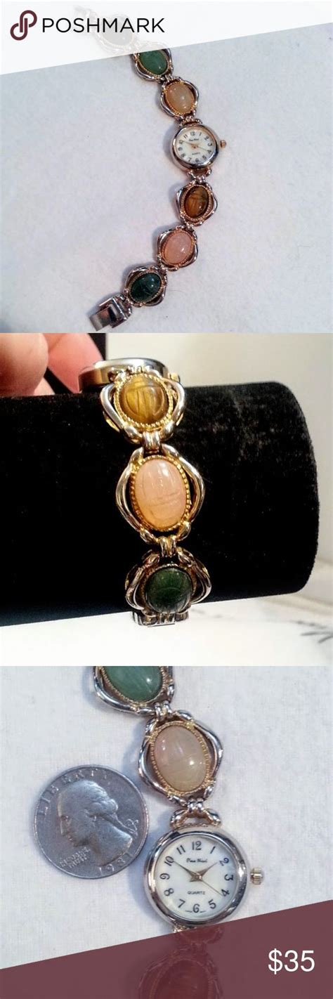 Vintage Pierre Nicol watch scarab watchband 7" EVC | Vintage accessories, Watch bands, Vintage ...