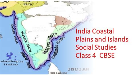 Coastal Plains and Islands | Social Studies | Class 4 CBSE | India Coastal Plains & Islands ...