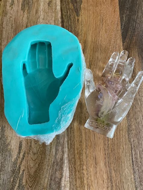 Silicone Resin Mold Silicone Rubber Palmistry Hand Mold | Etsy