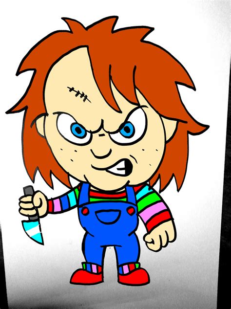 My drawing of Chucky | Fandom