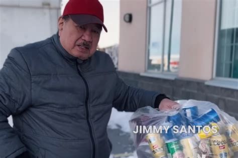 Jimmy Santos says recycling drinking cans, bottles is normal in Canada, as seen in ...