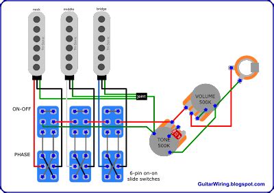 The Guitar Wiring Blog - diagrams and tips: Brian May's Red Special Wiring Diagram