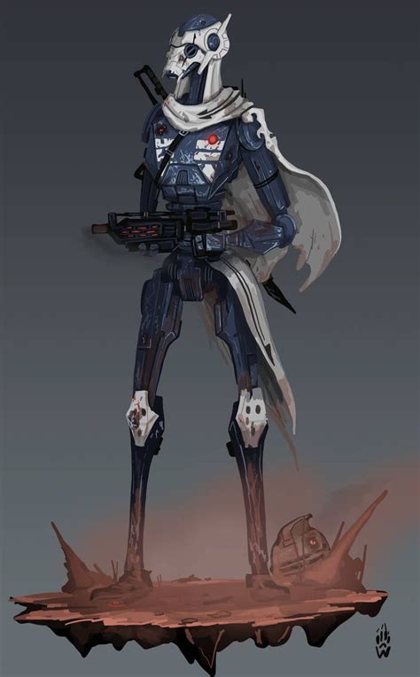 Grievous's Shock Trooper Commando Concept by Wolfdog-ArtCorner | Star wars concept art, Star ...