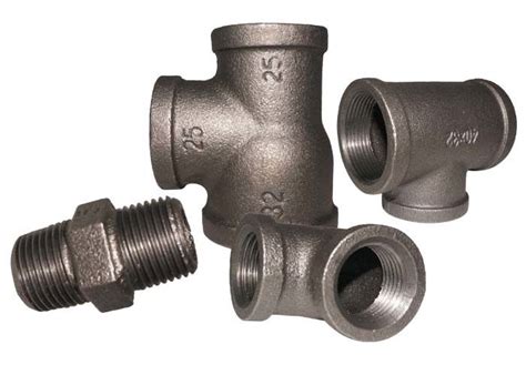 1/2 Inch Metal Plumbing Malleable Iron Pipe Fittings For Construction Industry