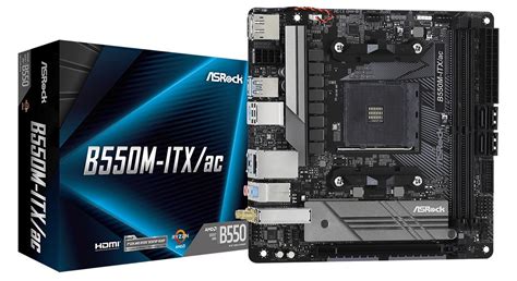 ASRock B550M-ITX/ac - The AMD B550 Motherboard Overview: ASUS, GIGABYTE ...