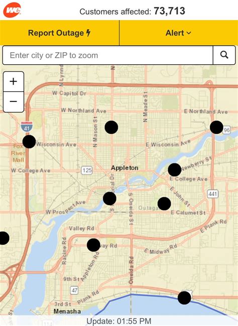 We Energies Power Outages Map - Maps For You