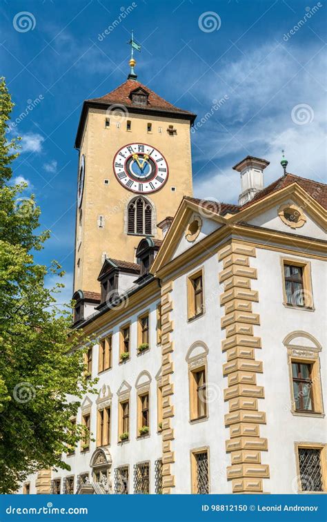 Altes Rathaus, the Old Town Hall in Regensburg, Germany Stock Photo ...