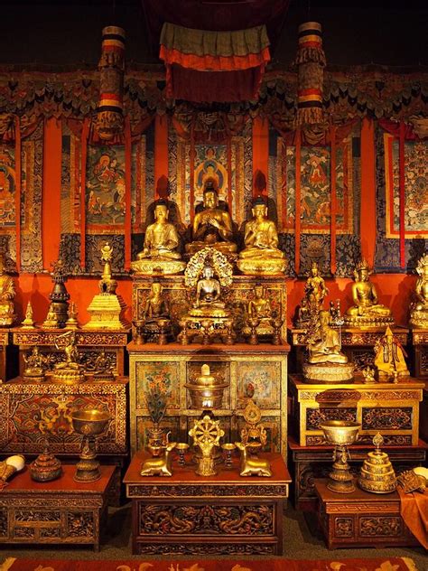 Tibetan Buddha Shrine Room 2 Photograph by Hatsumi Yoshida - Fine Art ...