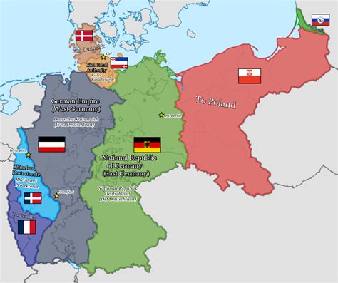 Old Map Of East Germany