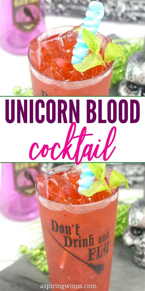 4 Unicorn Blood Cocktail - Aspiring Winos