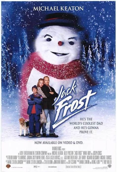 JACK FROST Movie POSTER 27x40 B Michael Keaton Kelly Preston Joseph ...