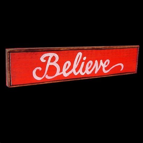 Items similar to Wooden Signs Believe Sign on Etsy