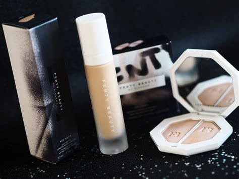 Fenty Beauty Foundation and Highlighter Duo Review | Helpless Whilst Drying