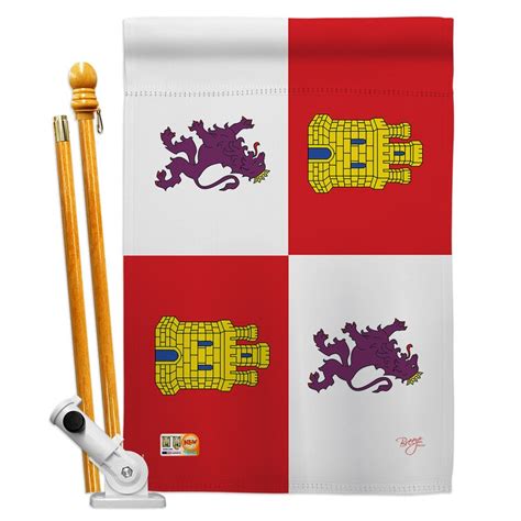 Breeze Decor Castile And León Flags Of The World Nationality Impressions Decorative Vertical 2 ...