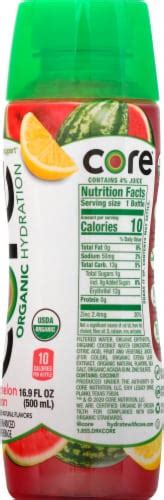 Core Organic Watermelon Lemon Enhanced Beverage, 16.9 fl oz - QFC