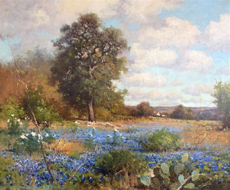 Robert Wood (G. Day) - "Bluebonnets" - #1575 | Texas Art | Vintage ...