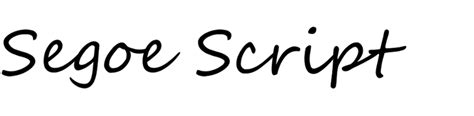 Segoe Script in use - Fonts In Use