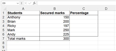 Excel Percentage Formula: Easy Guide to Calculate Percentages