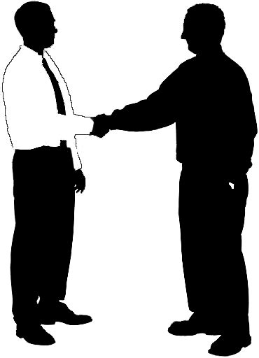 Free People Shaking Hands Silhouette, Download Free People Shaking ...