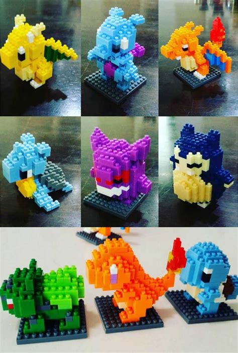 Pokemon Nanoblocks | Lego pokemon, Lego, Amazing lego creations