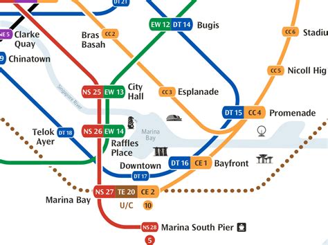 LTA unveils new MRT system map & transit signage system | Nestia