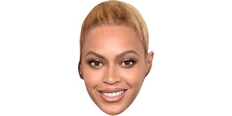 Beyonce Knowles-Carter (Make Up) Mask - Celebrity Cutouts