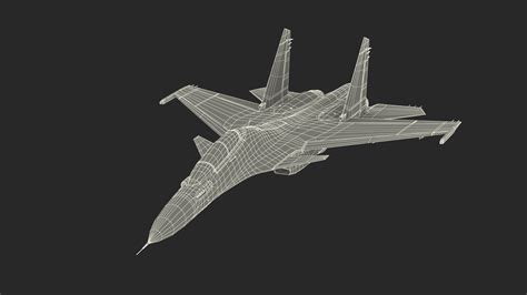 Su-30 Jet Fighter in Flight model - TurboSquid 2178545