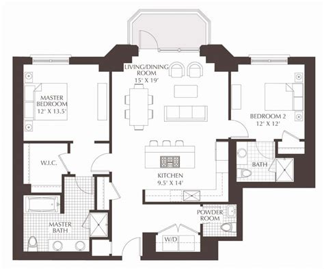 Polo Towers Floor Plan - floorplans.click