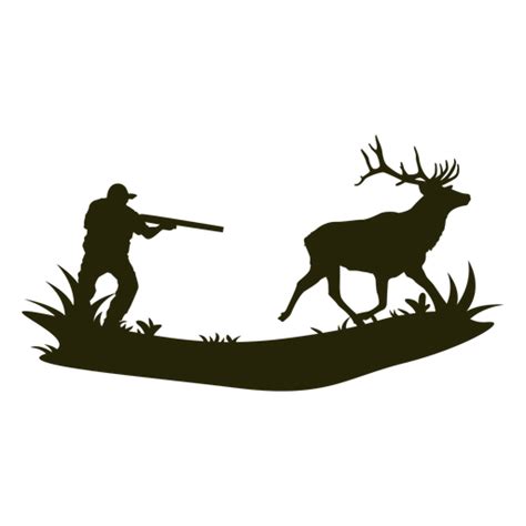 Hunting deer silhouette man #AD , #deer, #silhouette, #man, #Hunting ...