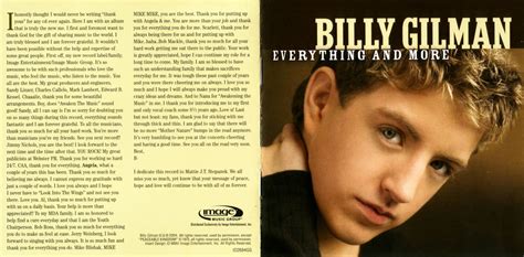 Billy Gilman - album Everything and More @ kids'music