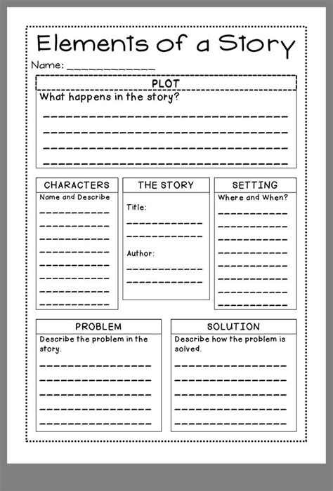 Elements Of Plot Worksheet – English Worksheet