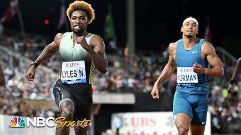 Noah Lyles and Michael Norman battle as world champions in classic Lausanne 200m | NBC Sports ...