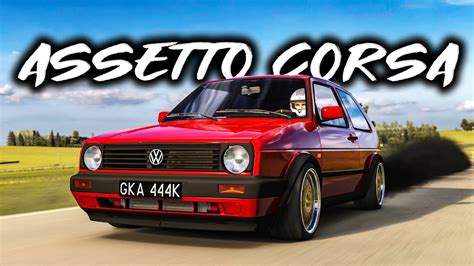 Assetto Corsa - Volkswagen Golf MK2 GTD Swap 1.9TDi 1990 *DIESEL POWER* 286 HP & 683 NM - YouTube