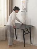 【ACC】Office table folding table gaming table study desk bedroom computer table Meja komputer ...