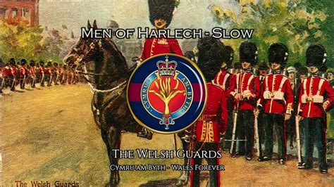 Men Of Harlech - Slow March Of The Welsh Guards - YouTube