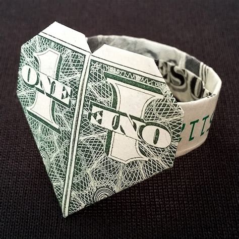 Step By Step Dollar Bill Origami Heart Ring – Jadwal Bus