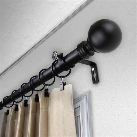 Rod Desyne Black Curtain Rods at Lowes.com