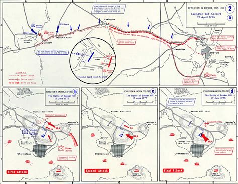 Lexington and Concord - Battle Map