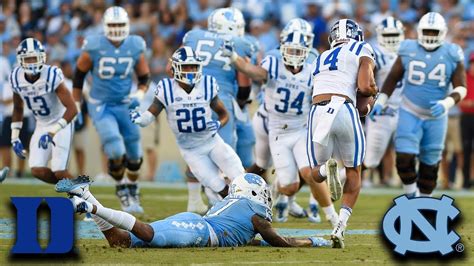 Duke vs. North Carolina College Football Condensed Game (2017) - YouTube