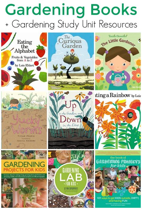 Gardening Books for Kids (Gardening Unit Study)