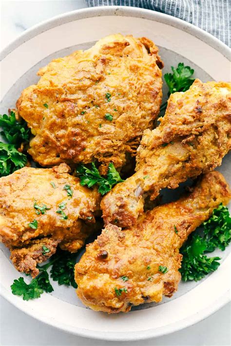 crispy air fried chicken recipe - setkab.com