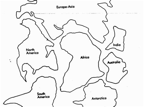 Continent Coloring Pages | World map coloring page, Continents and ...