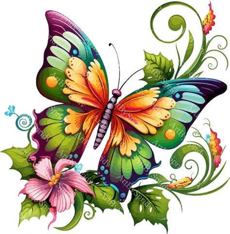 Logo Butterfly Png Clipart