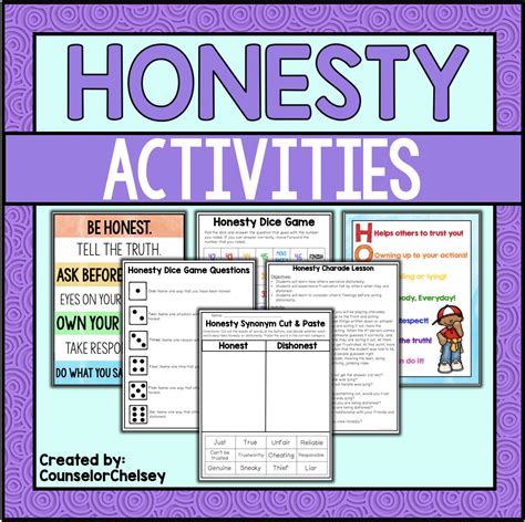 Printable Honesty Worksheets Pdf - Printable Word Searches