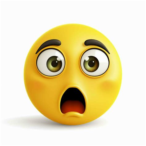 A emoji with surprise face 23457601 Stock Photo at Vecteezy