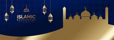 Banner design of Islamic Eid mubarak 21277028 Vector Art at Vecteezy