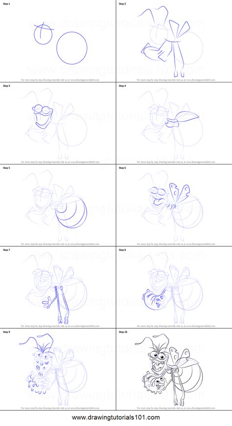 How to Draw Ray from The Princess and the Frog Printable Drawing Sheet ...