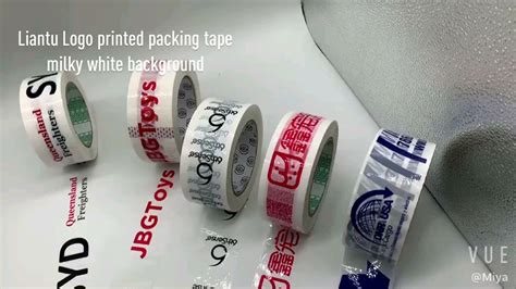 Custom Tape Logo Printed White Custom Packing Tape Personalized Tape - Buy Package Tape With ...