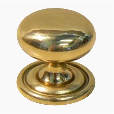 SnobsKnobs Round Brass 43mm dia. Knob - SnobsKnobs